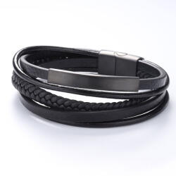Thia Jewelry S. Steel Bratara Neagra Thia Jewelry S. Steel Barbati (OOTB-MLB063-23)