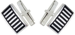 Rankine Butoni argint dreptunghiulari Rows (2502-TLY062-23) Buton camasa