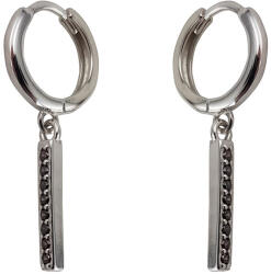 THIA Jewelry Cercei argint maro Thia cu zirconiu (E8046-7)