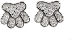 Rankine Cercei argint silver paws cu zirconii albe (E6339-2)