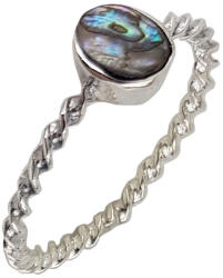 THIA Jewelry Inel argint banut abalone Thia marimea 51 (2212-IPK165-51-22)