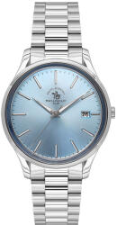 Santa Barbara Polo & Racquet Club Noble - Ceas Barbatesc Quartz Argintiu SB. 8.10010-6 (SB.8.10010-6) Ceas