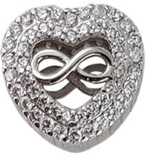 Rankine Talisman argint inima si infinit (G6847-2)