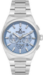 Daniel Klein Exclusive - Ceas Barbatesc Quartz Argintiu DK. 1.14069. 3 (DK.1.14069.3) Ceas