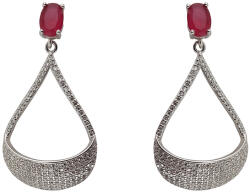 Rankine Cercei argint eleganti cu zirconiu roz (E5251-15)