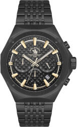 Santa Barbara Polo & Racquet Club Legend - Ceas Barbatesc Quartz Negru SB. 5.10005. 5 (SB.5.10005.5) Ceas