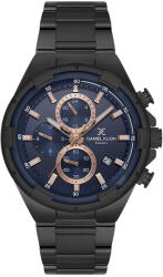 Daniel Klein Exclusive - Ceas Barbatesc Quartz Negru DK. 1.13804. 4 (DK.1.13804.4) Ceas