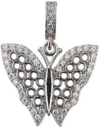 Rankine Pandantiv argint zirconii Butterfly (2502-TLY092-2)