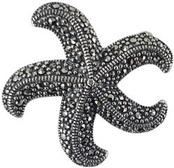 Rankine Brosa argint stea de mare marcasite Kasia (2003-IPK565-4)