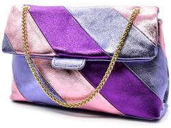 Italy Poseta Loco Maxi Din Piele Naturala Multicolor (2212-FB011-22)