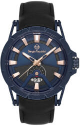 Sergio Tacchini Archivio - Ceas Barbatesc Quartz Negru ST. 1.10455. 5 (ST.1.10455.5) Ceas