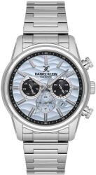 Daniel Klein Exclusive - Ceas Barbatesc Quartz Argintiu DK. 1.14062. 3 (DK.1.14062.3) Ceas