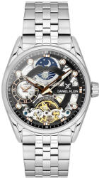 Daniel Klein Skeleton - Ceas Barbatesc Automatic Argintiu DK. 1.13855. 5 (DK.1.13855.5) Ceas