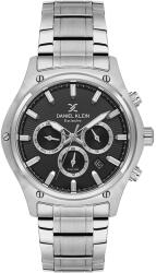 Daniel Klein Exclusive - Ceas Barbatesc Quartz Argintiu DK. 1.14057. 1 (DK.1.14057.1) Ceas