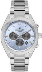 Daniel Klein Exclusive - Ceas Barbatesc Quartz Argintiu DK. 1.14064. 4 (DK.1.14064.4) Ceas