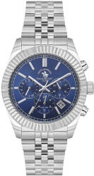 Santa Barbara Polo & Racquet Club Legend - Ceas Barbatesc Quartz Argintiu SB. 1.10653. 3 (SB.1.10653.3) Ceas