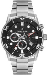 Daniel Klein Exclusive - Ceas Barbatesc Quartz Argintiu DK. 1.13887. 2 (DK.1.13887.2) Ceas