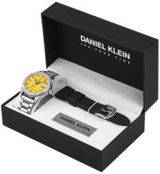 Daniel Klein Limited - Ceas Barbatesc Quartz Argintiu DK. 1.13980. 6 (DK.1.13980.6) Ceas