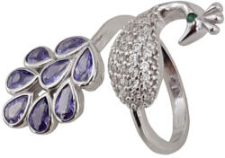 Rankine Inel argint elegant paun Purple (2502-TLY124-R-21)