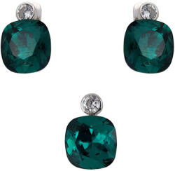 Rankine Set argint crystal verde Thia (BT1275-32)