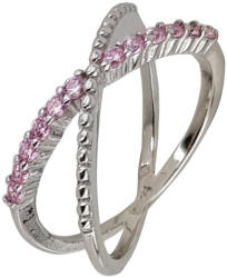 THIA Jewelry Inel argint minimalist zirconii roz Thia marimea 60 (R12862-60-28)