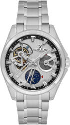 Daniel Klein Skeleton - Ceas Barbatesc Automatic Argintiu DK. 1.14048. 1 (DK.1.14048.1) Ceas