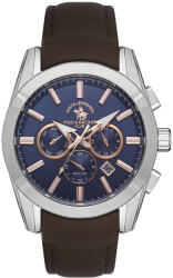Santa Barbara Polo & Racquet Club Noble - Ceas Barbatesc Quartz Cafeniu SB. 1.10444. 2 (SB.1.10444.2) Ceas
