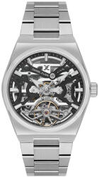 Daniel Klein Skeleton - Ceas Barbatesc Automatic Argintiu DK. 1.13857. 1 (DK.1.13857.1) Ceas