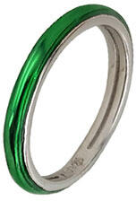 THIA Jewelry Inel argint 925 Thia cu email verde marime 51 (R12623-51-32)