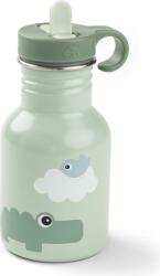 Done by Deer Sticlă pentru apă Playground 350 ml, verde (1011623)