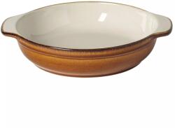 COSTA NOVA Leves-/tésztatányér fülekkel Poterie 830 ml, krémes-karamell színű