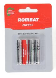 ROMBAT Bateriile alcaline Rombat se comercializează la cutie colectiva de 12 (000000000300010561)