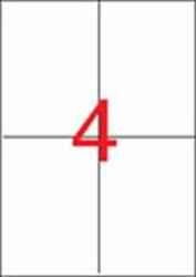 APLI Etikett, univerzális, 105x148 mm, APLI, 100 etikett/csomag, (25 lap) (10827) (10827)