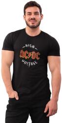 D&B Unisex Póló ZN00002 AC-DC Fekete-Méret M (ZN00002AC-DCFeketeM)