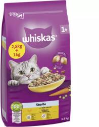 Whiskas -Whiskas száraz Sterile Csirke Adult 2, 8kg+1kg GRÁTISZ - grandopet