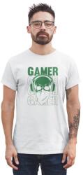 D&B Unisex Póló ST00202 Gamer Fehér-Méret M (ST00202GamerWhiteM)