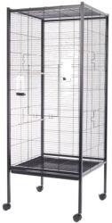 Inter-Zoo Pet Products Colivie pentru păsări Elva NEAGRĂ - 60 x 60 x 152 cm