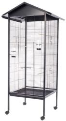 Inter-Zoo Pet Products Colivie pentru păsări Velio 78 x 75 x 165 cm NEAGRĂ