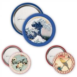 Abysse Corp Set de insigne ABYStyle Art: Katsushika Hokusai - Collection (ABYACC608)