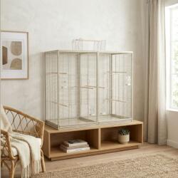 INTER-ZOO Pet Products Verra madárkalitka 125, 5 x 61 x 109/127 cm SZÜRKE (P152G)