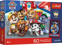 Trefl Trefl, Premium Plus Kids, Paw Patrol, puzzle, 60 piese Puzzle