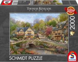 Schmidt Spiele Thomas Kinkade Studios: Summer in Cobblestone Village, Puzzle 2000 pieces (58629) Puzzle