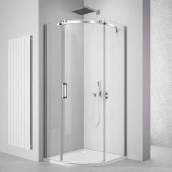 POLYSAN Zuhanysarok negyedkör 90x90 cm Polysan Thron-line TL2690R-5002 (TL2690R-5002-SET)