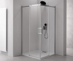 POLYSAN Zuhanysarok téglalap 100x80 cm Polysan Thron-line TL2080-5005 (TL2080-5005-SET)