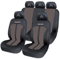  Üléshuzat univerzális Premium Carguard Citroénos személyreszabott - fekete/bézs