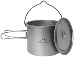 Fjord Nansen Cană din titan Fjord Nansen Jacon Titanium Pot 1, 1 l - Silver