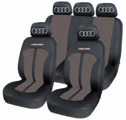  Univerzális Premium Carguard Üléshuzat Készlet Audi-val Personalizált - Fekete/Bézs