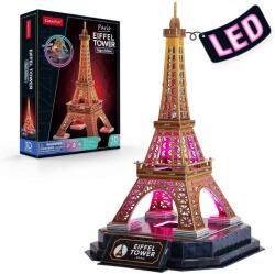 CubicFun CUBICFUN - PUZZLE 3D TURNUL EIFFEL EDITIE LUMINOASA 51 PIESE - CUL534h (CUL534h)