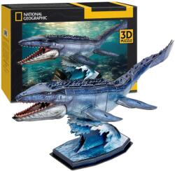 CubicFun - National Geographic Puzzle 3D Mosasaurus 76 piese - CUDS1194h (CUDS1194h)