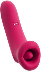 You2Toys Oral Fun - stimulator clitoridian cu aspirație și limbă (roz) (54067490000) Vibrator